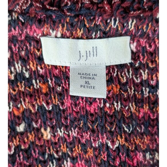 J. Jill Cardigan Women's XL Petite Tweed Sweater Career Preppy Classic Blazer - Picture 3 of 5